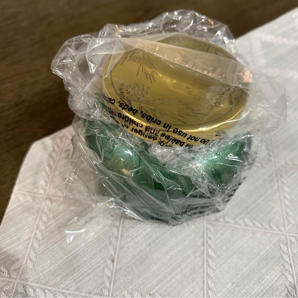 NIB Anthropologie Capri Blue Fir & Firewood Glass Jar Candle Dark Green - Picture 6 of 8